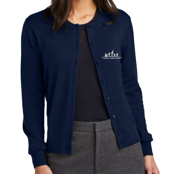 APT - Women's Washable Merino Cardigan Sweater Thumbnail